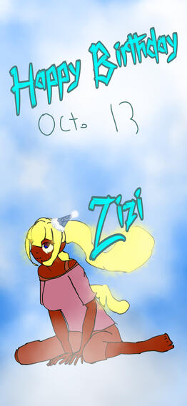 Zizi birthday art! (oct13)